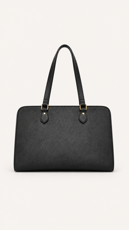 London Aesthetic Vegan Leather Ladies Tote Bag  With Insulated Compartment