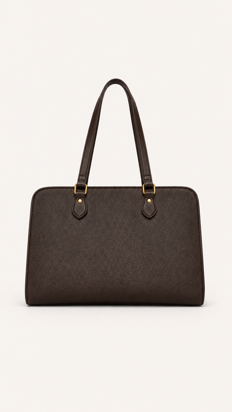 London Aesthetic Vegan Leather Tote Bag  With Insulated Compartment